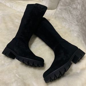 New Gabor suede knee high boots